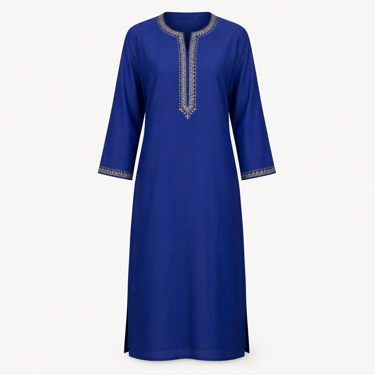 Royal blue ethnic kurta